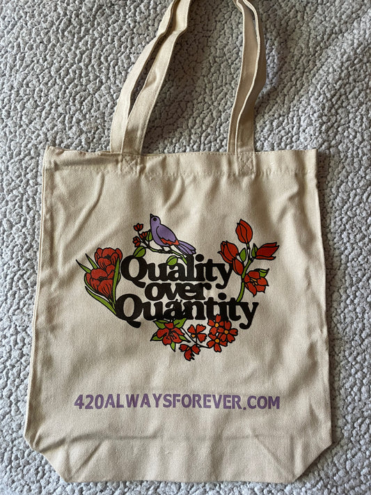 QUALITY OVER QUANTITY BAG