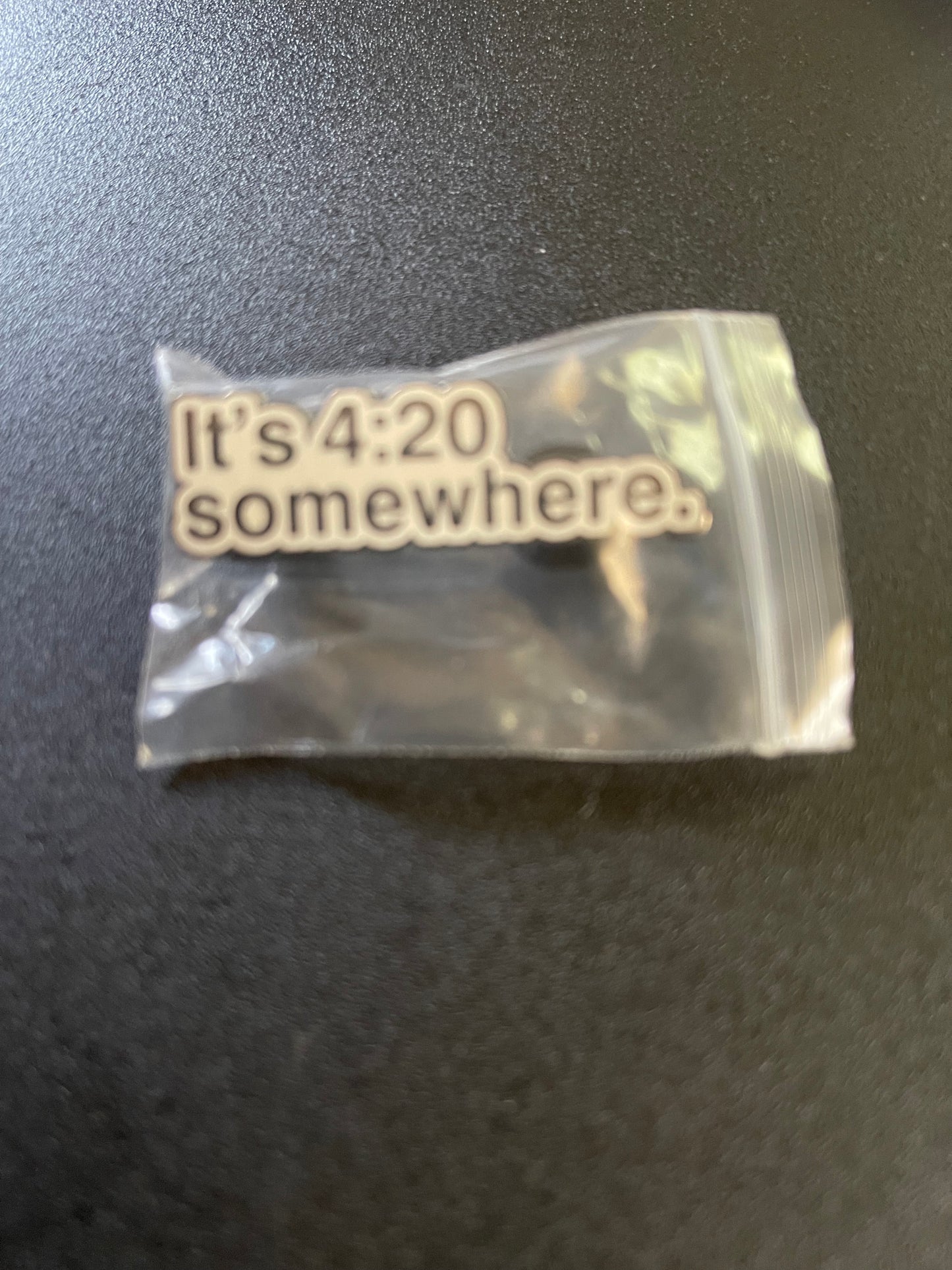 IT’S 4:20 SOMEWHERE HAT PIN